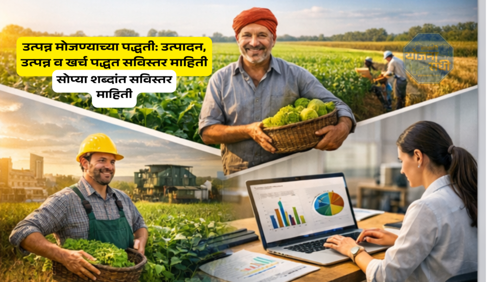 उत्पन्न मोजण्याच्या पद्धती