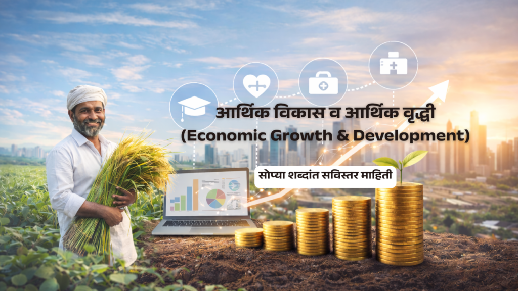 आर्थिक विकास व आर्थिक वृद्धी