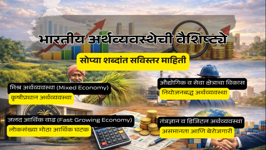 भारतीय अर्थव्यवस्थेची ओळख