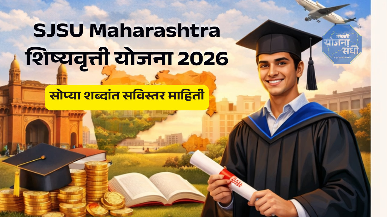 SJSU Maharashtra शिष्यवृत्ती योजना 2026