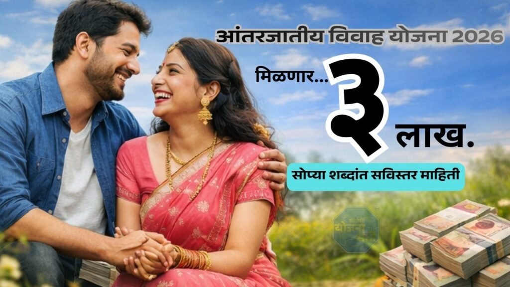 आंतरजातीय विवाह योजना 2026