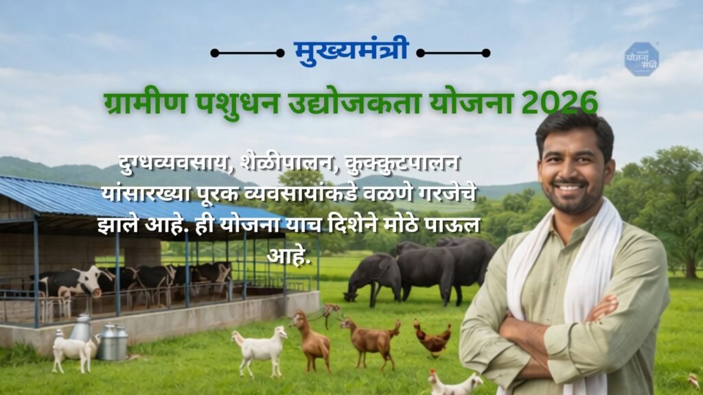 मुख्यमंत्री ग्रामीण पशुधन उद्योजकता योजना 2026: अनुदान, अर्ज प्रक्रिया आणि संपूर्ण माहिती