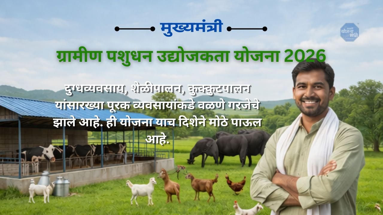 मुख्यमंत्री ग्रामीण पशुधन उद्योजकता योजना 2026: अनुदान, अर्ज प्रक्रिया आणि संपूर्ण माहिती