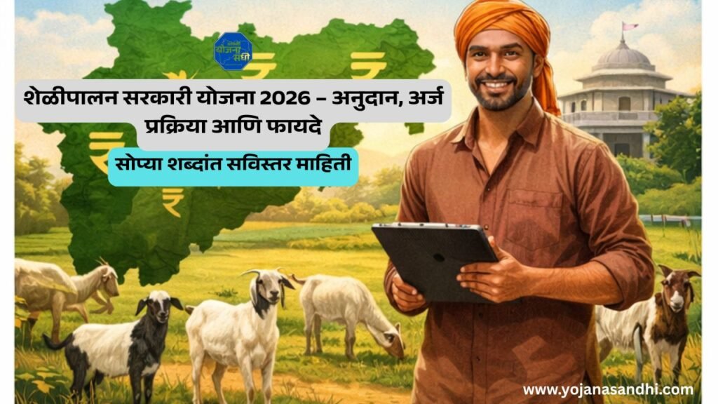 शेळीपालन सरकारी योजना 2026www.yojanasandhi.com